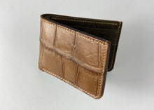 Load image into Gallery viewer, Beige Gator Classic Bifold
